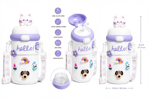 Kids Water Bottle 500ml - packaging and product overview